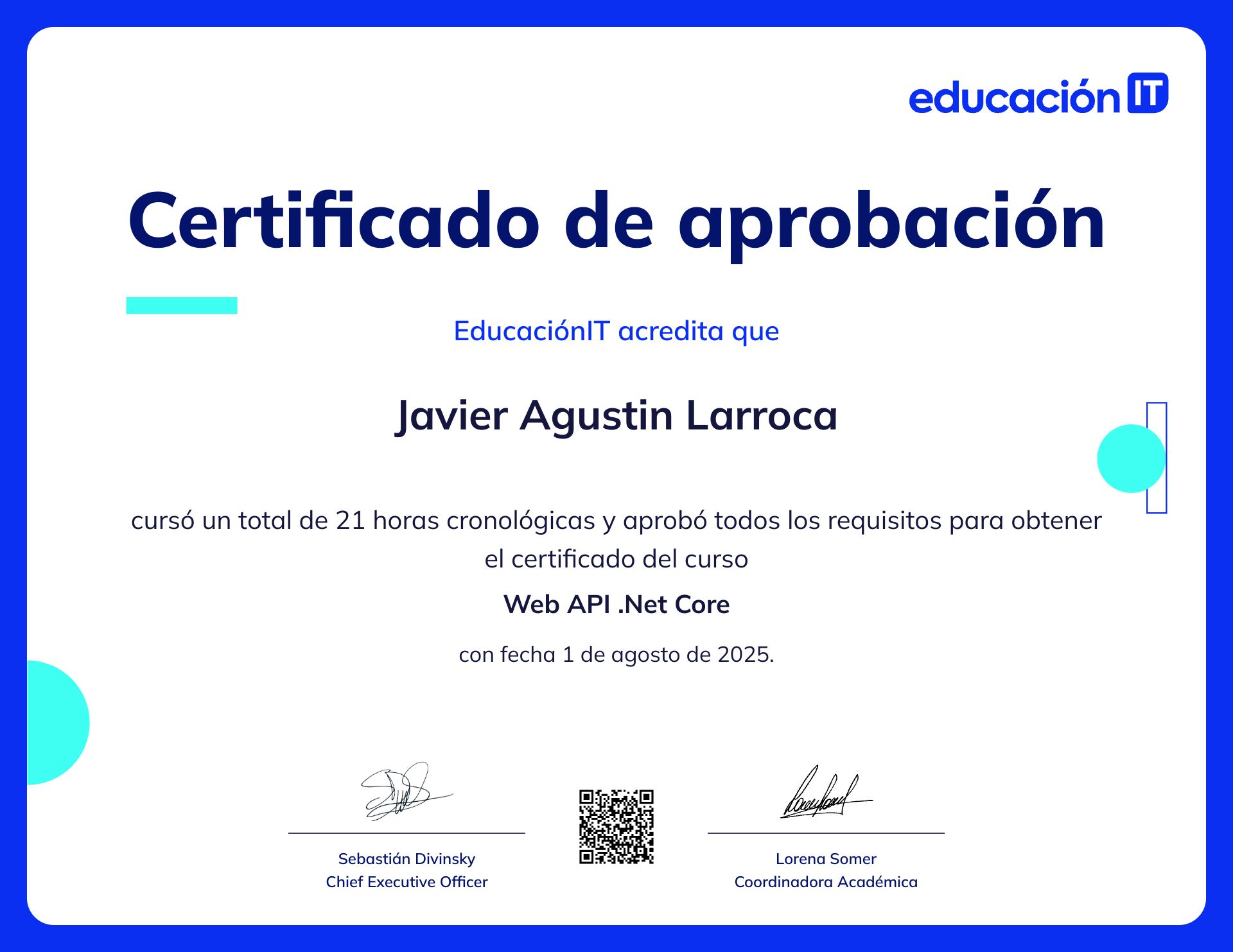 Certificado Web API .Net Core